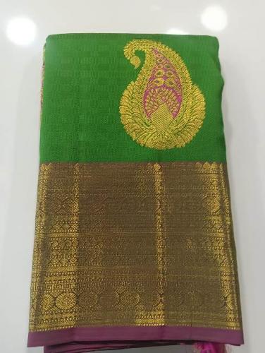 ARNI SILK HALF FINE ZARI SAREE WITH BLOUSE